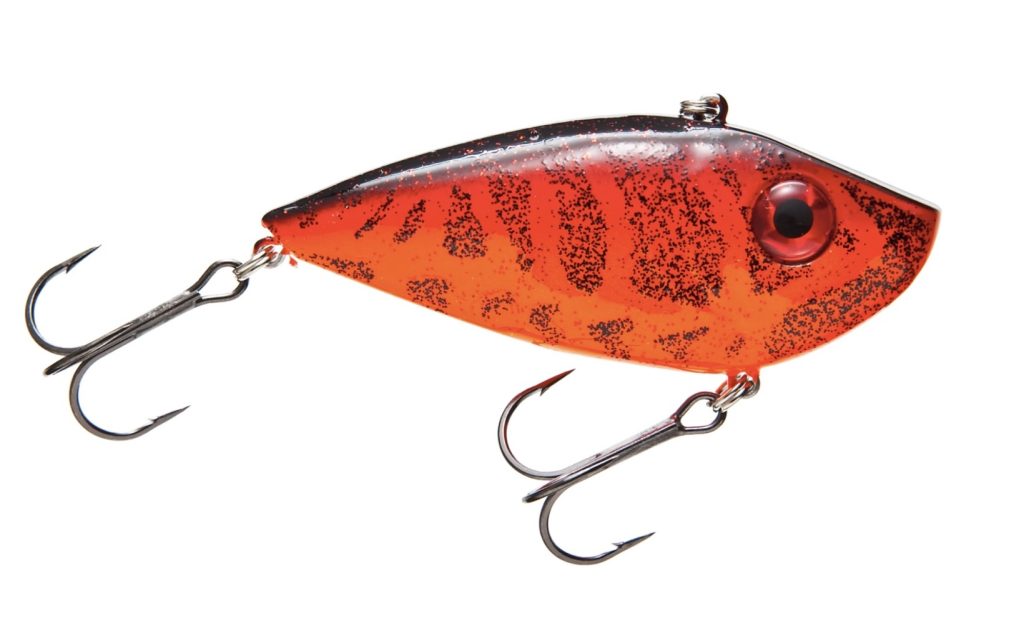 nicely coloured orange red lipless crankbait