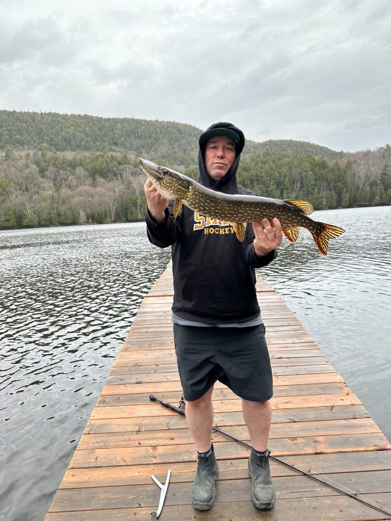 Basshogg Shane with his first Pike of the year.