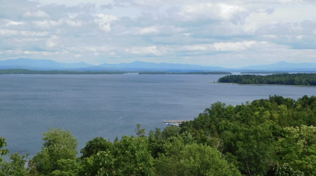 view of lake Champlain