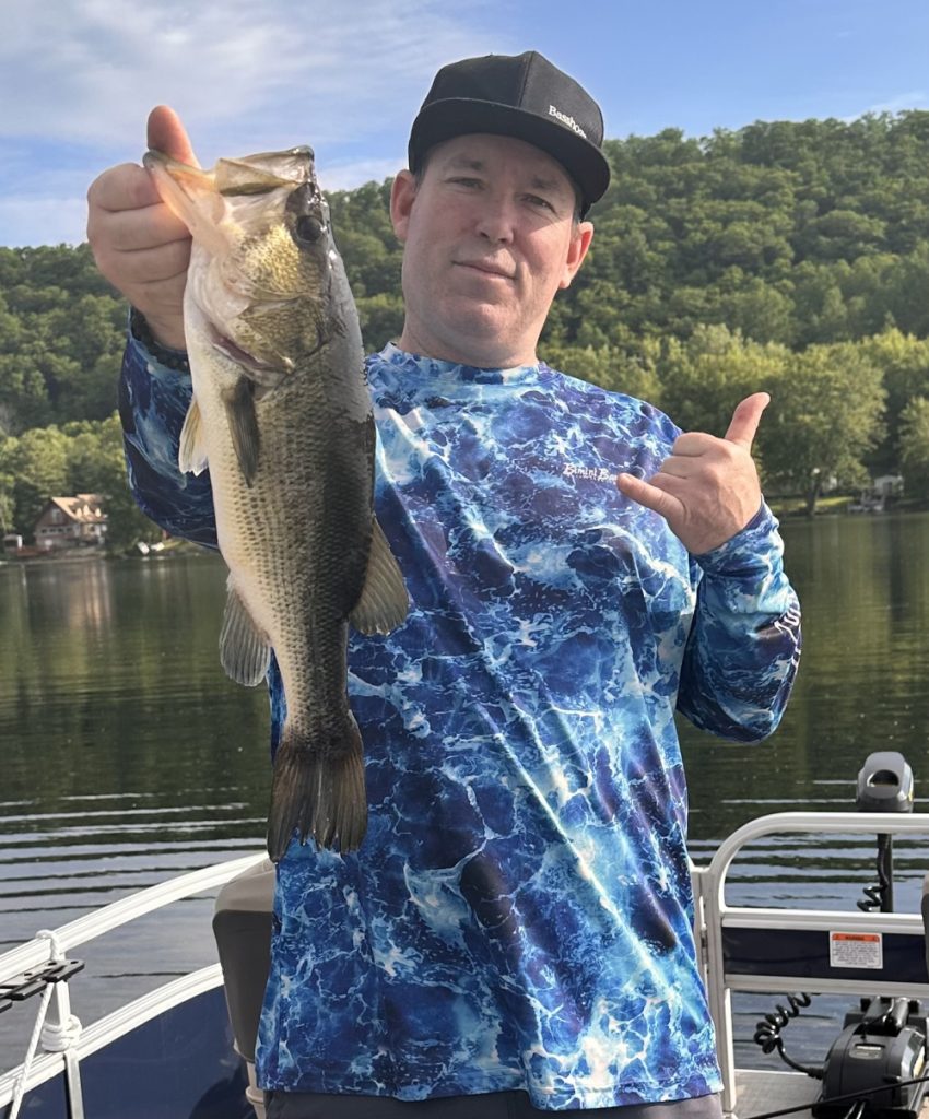 Basshogg Shane's fish of the day on Bass Open 2023