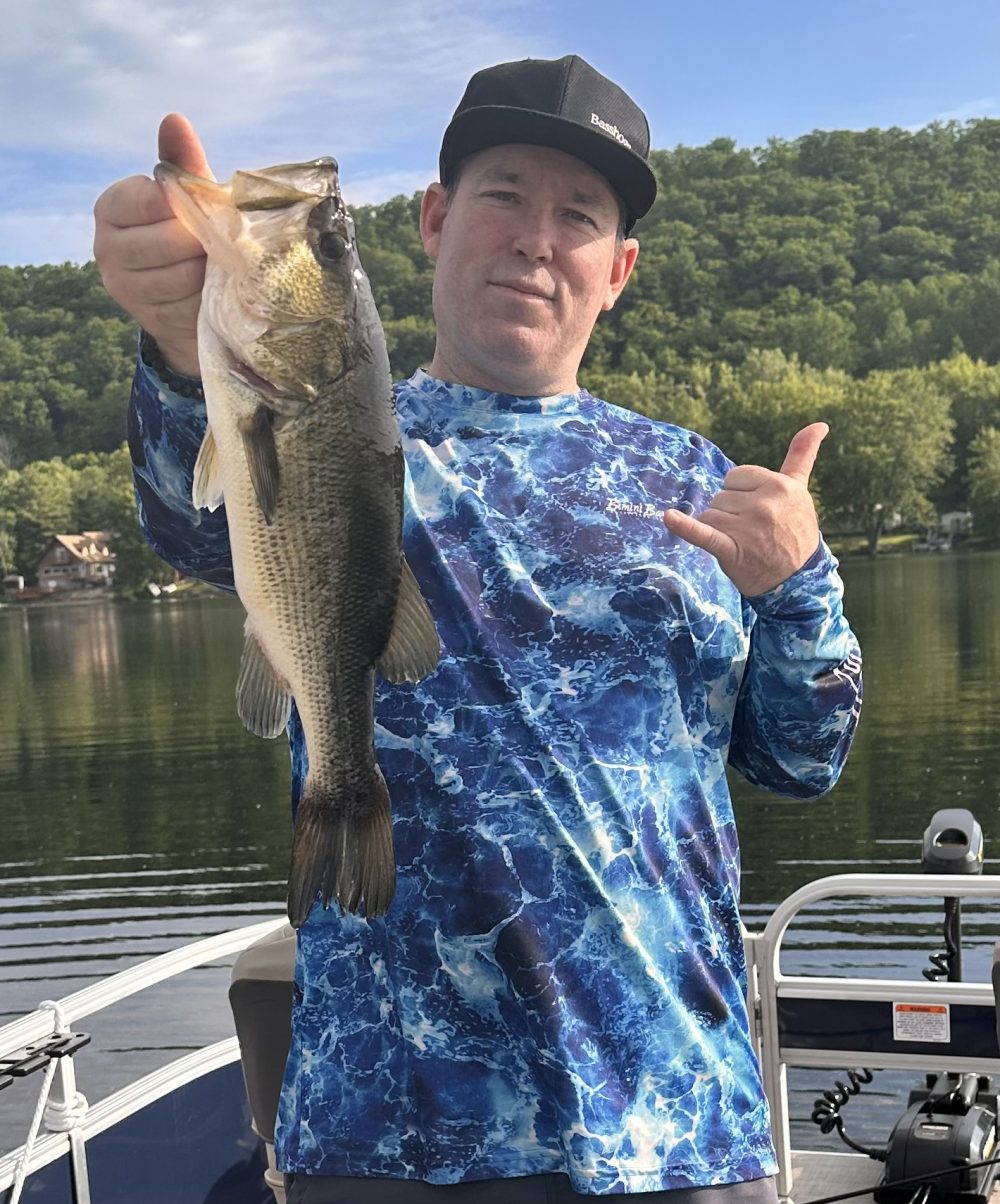 Basshogg Shane's fish of the day on Bass Open 2023