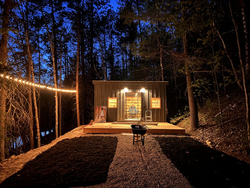 Basshogg HQ at night